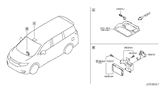 Diagram for 2015 Nissan Quest Antenna - 28212-1JA0A