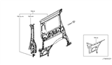 Diagram for 2016 Nissan Quest Fender - 78100-1JA1B