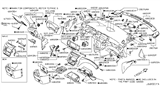 Diagram for 2013 Nissan Quest Instrument Cluster - 68240-1JA0A