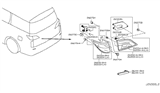 Diagram for 2011 Nissan Quest Tail Light - 26555-1JA0B