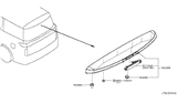 Diagram for 2012 Nissan Quest Spoiler - 96030-1JA6B