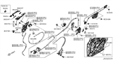 Diagram for 2011 Nissan Quest Door Latch Assembly - 82540-1JA0A