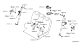 Diagram for Nissan Quest Seat Belt - 89854-1JA0A