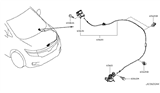 Diagram for 2014 Nissan Quest Hood Latch - 65601-1JA0A