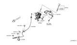 Diagram for 2011 Nissan Quest Shift Knob - 34910-1JA0B