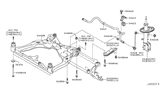 Diagram for Nissan Control Arm Bracket - 54341-1AA0A