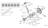 Diagram for 2017 Nissan Quest Piston Ring Set - 12035-9HP0A