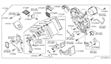 Diagram for 2017 Nissan Quest Evaporator - 27410-1JA1A