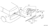 Diagram for 2016 Nissan Quest Wiper Motor - 28710-3WS0A