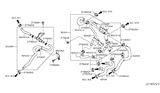 Diagram for Nissan Pathfinder Fuel Line Clamps - 16439-17B0A