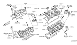 Diagram for 2014 Nissan Quest Valve Cover Gasket - 13270-9N02A