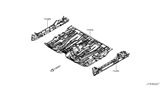 Diagram for 2016 Nissan Quest Floor Pan - 74300-1JA0A