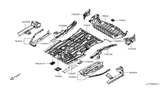 Diagram for 2012 Nissan Quest Floor Pan - G4512-1JAMA