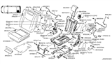 Diagram for 2014 Nissan Quest Seat Cushion - 89367-1JB1D