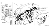 Diagram for 2016 Nissan Quest Fuse Box - 24350-3WS0A