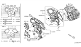 Diagram for Nissan Altima Crankshaft Seal - 13510-9HP0A