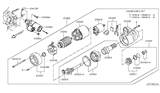 Diagram for 2012 Nissan Quest Starter Motor - 23300-JA11A