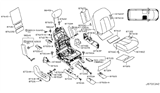 Diagram for 2016 Nissan Quest Seat Cover - 87621-1JL3C