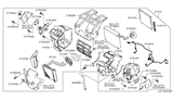 Diagram for 2016 Nissan Quest Cabin Air Filter - 27277-1JA0A