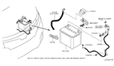 Diagram for 2016 Nissan Quest Battery Cable - 24080-4AY0A