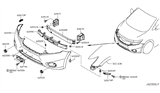 Diagram for 2014 Nissan Quest License Plate - 96210-1JA0A