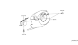 Diagram for Nissan Quest Steering Column Cover - 48470-1JA0B