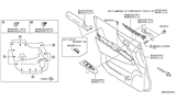 Diagram for 2016 Nissan Quest Armrest - 80941-1JA0C