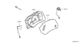 Diagram for Nissan Quest Tachometer - 24820-3WS3A