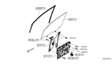 Diagram for Nissan Quest Window Motor - 80731-1JA0A