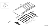 Diagram for 2017 Nissan Quest Hood Hinge - 73230-1JA0A