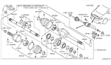 Diagram for 2014 Nissan Quest Axle Shaft - 39204-1JA0A