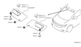 Diagram for 2011 Nissan Quest Dome Light - 26442-1LA0A