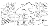 Diagram for 2012 Nissan Quest Antenna Cable - 28241-1JA0D