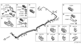 Diagram for 2015 Nissan Quest Fuel Line Clamps - 17571-1JA0A