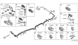 Diagram for 2016 Nissan Quest Fuel Line Clamps - 17571-1JA0A