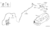 Diagram for 2016 Nissan Quest Windshield Washer Nozzle - 28970-CN000