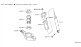 Diagram for Nissan Quest Coil Spring Insulator - 55050-9W20A