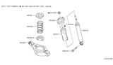 Diagram for 2011 Nissan Quest Coil Springs - 55020-1JA0B