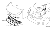 Diagram for 2012 Nissan Quest Lift Support - 65771-1JA0A