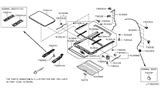 Diagram for 2012 Nissan Quest Sunroof - 91210-1JA2A