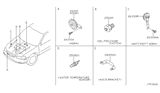 Diagram for 2003 Nissan Maxima Horn - 25610-4N010