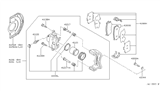 Diagram for 2001 Nissan Maxima Brake Pad Set - 41060-2Y091