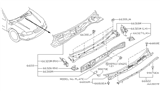 Diagram for 2001 Nissan Maxima Weather Strip - 66830-2Y020