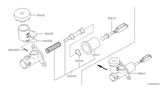 Diagram for Nissan Maxima Clutch Master Cylinder - 30610-3Y000