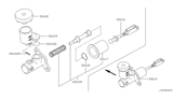 Diagram for 2000 Nissan Maxima Clutch Master Cylinder - 30610-3Y000