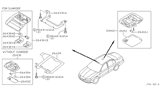 Diagram for 2003 Nissan Maxima Dome Light - 26430-5Y702