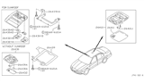 Diagram for 2002 Nissan Maxima Dome Light - 26430-5Y702