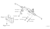 Diagram for Nissan Rack & Pinion Bushing - 54445-5Y500