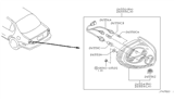 Diagram for Nissan Maxima Tail Light - 26550-5Y725