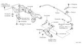 Diagram for 2000 Nissan Maxima Sway Bar Kit - 54611-2Y023